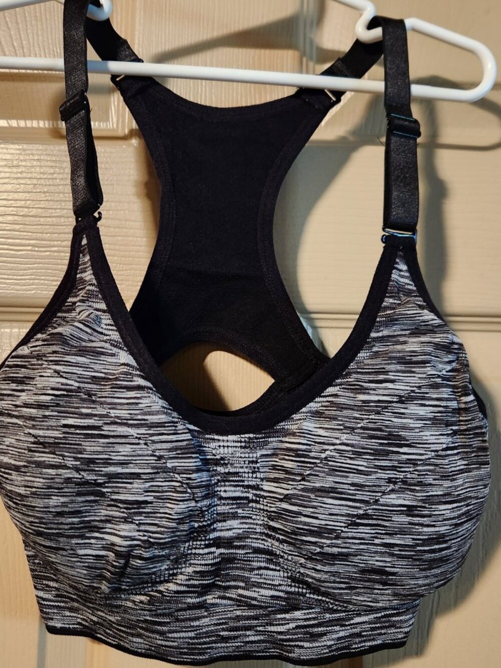 Sports Bras for women (1 black & white, 1 colorful), size small, new